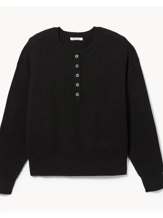 Women's Plus size Two-Tone Henley Sweater 2X - Black - Like new! - Picture 8 of 8